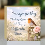 Sympathy Thinking of You Condolence Card Mourning Bereavement Sympathy Thinking of You Condolence Card Mourning Bereavement