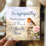 Sympathy Thinking of You Condolence Card Mourning Bereavement Sympathy Thinking of You Condolence Card Mourning Bereavement