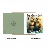 Daddy Birthday Card Cute Fathers Day Card Otterly Awesome Card Daddy Birthday Card Cute Fathers Day Card Otterly Awesome Card