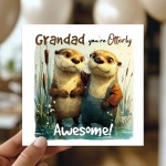Grandad Birthday Card Cute Fathers Day Card for Grandad Awesome