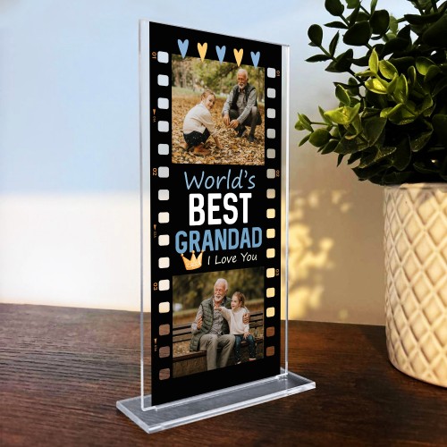 Personalised Grandad Gift For Birthday Grandad Picture Frame