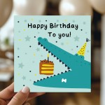 Crocodile Happy Birthday Card with Envelope Cute Animal Birthday Crocodile Happy Birthday Card with Envelope Cute Animal Birthday