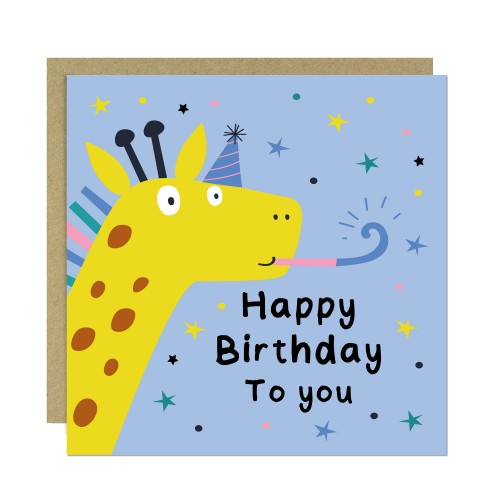 Happy Birthday Card with Envelope Cute Elephant Birthday Card 