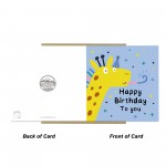 Happy Birthday Card with Envelope Cute Giraffe Birthday Card f Happy Birthday Card with Envelope Cute Giraffe Birthday Card f