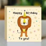 Happy Birthday Card with Envelope Cute Lion Birthday Card for Happy Birthday Card with Envelope Cute Lion Birthday Card for