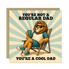 Funny Fathers Day Card for Dad Hilarious Card For Him COOL DAD
