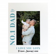 Dad Gift For Birthday Christmas Fathers Day No 1 Dad Photo Frame