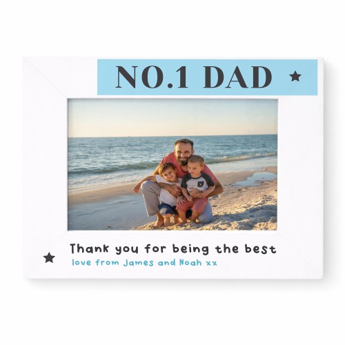 Personalised Gift For Dad NO 1 Dad Photo Frame Birthday Present Personalised Gift For Dad NO 1 Dad Photo Frame Birthday Present