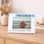 Personalised Gift For Dad NO 1 Dad Photo Frame Birthday Present Personalised Gift For Dad NO 1 Dad Photo Frame Birthday Present
