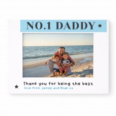 Personalised Gift For Daddy NO 1 Daddy Photo Frame Birthday Gift