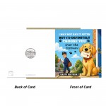 Funny Birthday Card for Dad from Dog Choose You Over the Postman Funny Birthday Card for Dad from Dog Choose You Over the Postman