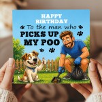 Dad Birthday Card From The Dog Funny Birthday Card For Dog Dad Dad Birthday Card From The Dog Funny Birthday Card For Dog Dad