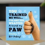 Dad Birthday Card From The Dog Funny Birthday Card For Dog Dad Dad Birthday Card From The Dog Funny Birthday Card For Dog Dad