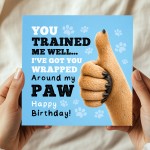 Dad Birthday Card From The Dog Funny Birthday Card For Dog Dad Dad Birthday Card From The Dog Funny Birthday Card For Dog Dad