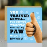 Dad Birthday Card From The Dog Funny Birthday Card For Dog Dad Dad Birthday Card From The Dog Funny Birthday Card For Dog Dad