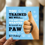 Dad Birthday Card From The Dog Funny Birthday Card For Dog Dad Dad Birthday Card From The Dog Funny Birthday Card For Dog Dad