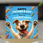 Happy Fathers Day Card From Dog Funny Father's Day Cards Happy Fathers Day Card From Dog Funny Father's Day Cards