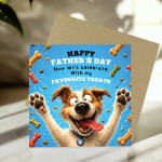 Happy Fathers Day Card From Dog Funny Father's Day Cards Happy Fathers Day Card From Dog Funny Father's Day Cards