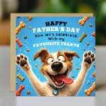 Happy Fathers Day Card From Dog Funny Father's Day Cards Happy Fathers Day Card From Dog Funny Father's Day Cards
