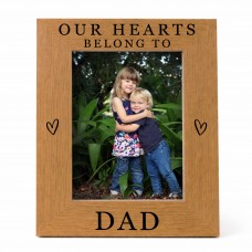 Special Dad Gift For Fathers Day Birthday Hearts Belong To Dad