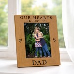 Special Dad Gift For Fathers Day Birthday Hearts Belong To Dad