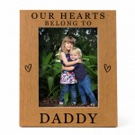 Special Daddy Gift For Fathers Day Birthday Hearts Belong To Dad
