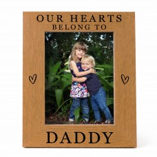 Special Daddy Gift For Fathers Day Birthday Hearts Belong To Dad