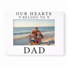 Gift For Dad Hearts Belong To Dad Photo Frame Dad Gift Idea