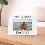 Gift For Daddy Hearts Belong To Daddy Frame Daddy Gift Idea Gift For Daddy Hearts Belong To Daddy Frame Daddy Gift Idea