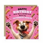 Dog Mum Birthday Card From The Dog Funny Humorous Birthday Cards