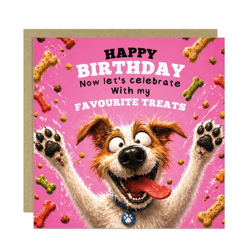 Dog Mum Birthday Card From The Dog Funny Humorous Birthday Cards
