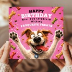 Dog Mum Birthday Card From The Dog Funny Humorous Birthday Cards