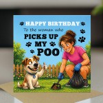 Funny Cards From Dog Birthday Card For Mum Pet Owner Joke Card Funny Cards From Dog Birthday Card For Mum Pet Owner Joke Card