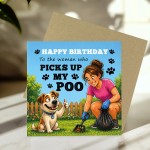 Funny Cards From Dog Birthday Card For Mum Pet Owner Joke Card Funny Cards From Dog Birthday Card For Mum Pet Owner Joke Card