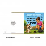 Funny Cards From Dog Birthday Card For Mum Pet Owner Joke Card Funny Cards From Dog Birthday Card For Mum Pet Owner Joke Card
