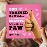 Funny Birthday Card From The Dog Mum Cards Humorous Birthday Funny Birthday Card From The Dog Mum Cards Humorous Birthday