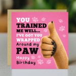 Funny Birthday Card From The Dog Mum Cards Humorous Birthday Funny Birthday Card From The Dog Mum Cards Humorous Birthday