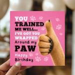 Funny Birthday Card From The Dog Mum Cards Humorous Birthday Funny Birthday Card From The Dog Mum Cards Humorous Birthday