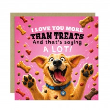 Funny Card From The Dog Humorous Birthday Card For Dog Mum 