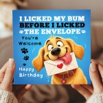 Funny Birthday Card From The Dog Hilarious Birthday Cards Funny Birthday Card From The Dog Hilarious Birthday Cards