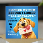 Funny Birthday Card From The Dog Hilarious Birthday Cards Funny Birthday Card From The Dog Hilarious Birthday Cards