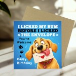 Funny Birthday Card From The Dog Hilarious Birthday Cards Funny Birthday Card From The Dog Hilarious Birthday Cards