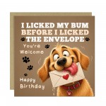 Funny Birthday Card From The Dog Amusing Birthday Cards Funny Birthday Card From The Dog Amusing Birthday Cards