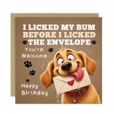 Funny Birthday Card From The Dog Amusing Birthday Cards