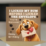 Funny Birthday Card From The Dog Amusing Birthday Cards Funny Birthday Card From The Dog Amusing Birthday Cards