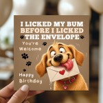 Funny Birthday Card From The Dog Amusing Birthday Cards Funny Birthday Card From The Dog Amusing Birthday Cards