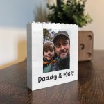 Gift For Daddy Fathers Day Birthday Gifts Personalised Block