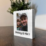 Gift For Daddy Fathers Day Birthday Gifts Personalised Block