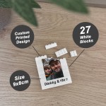 Gift For Daddy Fathers Day Birthday Gifts Personalised Block
