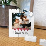 Personalised Gifts For Daddy For Fathers Day Daddy And Us Block
